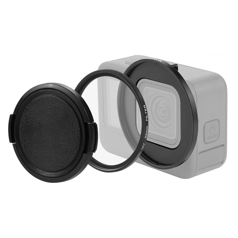 Gopro Action Camera Hero 11 Black - PULUZ 52mm UV Lens Filtresi GoPro