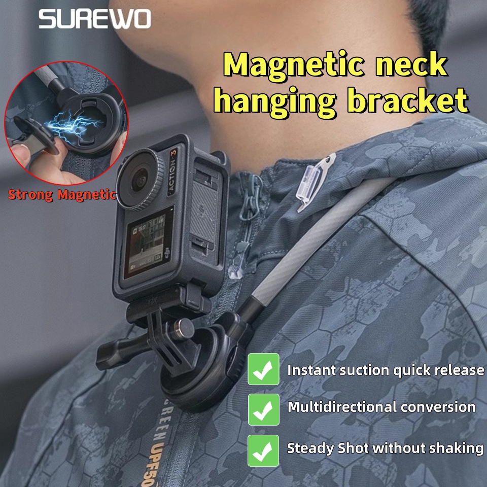 SUREWO manyetik Quick Release  - Gopro Action Camera Hero 11 Black incelemesi ve fiyatı