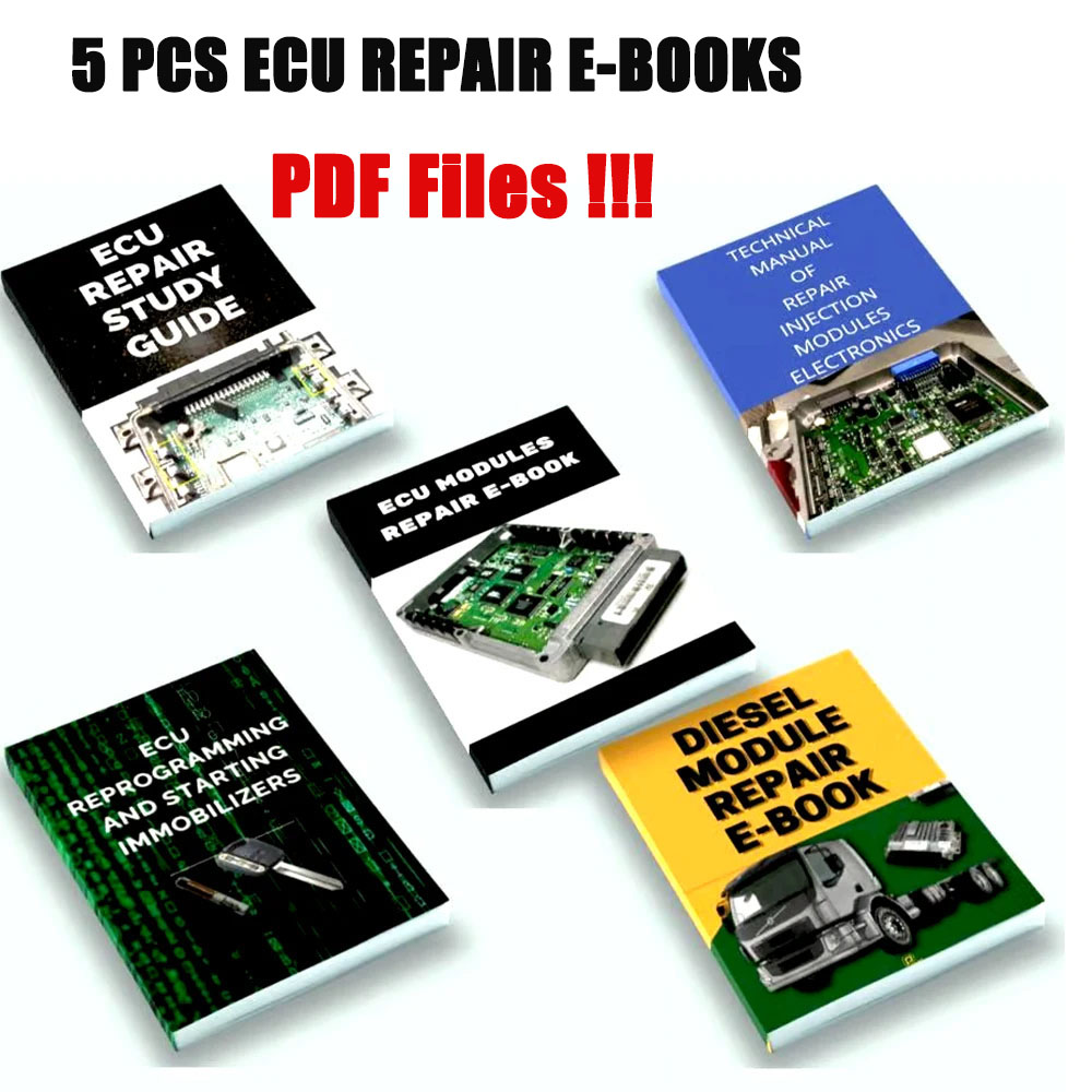 5 ADET ECU TAMİR Kılavuzları E - Electronics Repair Guide incelemesi ve fiyatı