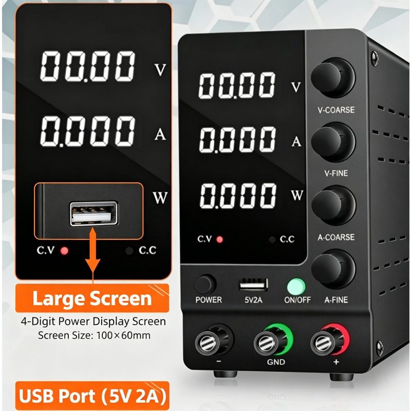 0-32V 0-6A Değişken Regüleli D - Electronics Repair Bench incelemesi ve fiyatı